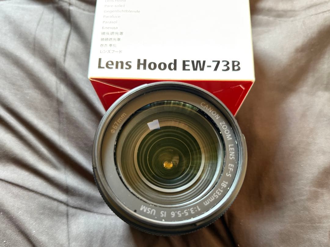 極美品！Canon EF-S 18-135mm レンズ + EW-73B