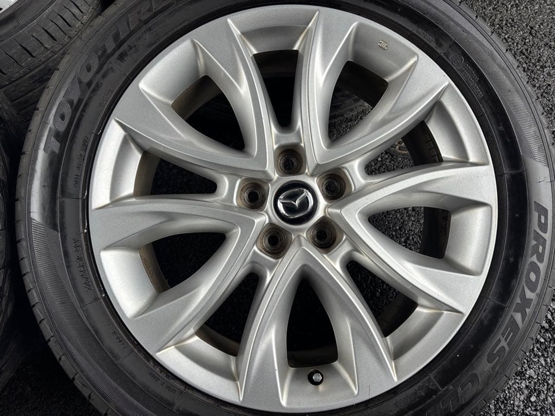 マツダCX5 純正19インチ ホイールセット TOYO PROXES 24年製