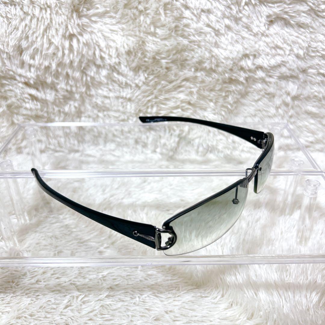 GUCCI グッチ サングラス カラーレンズ ブラック　ホースビット