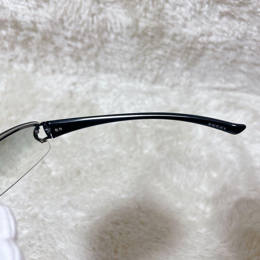 GUCCI グッチ サングラス カラーレンズ ブラック　ホースビット