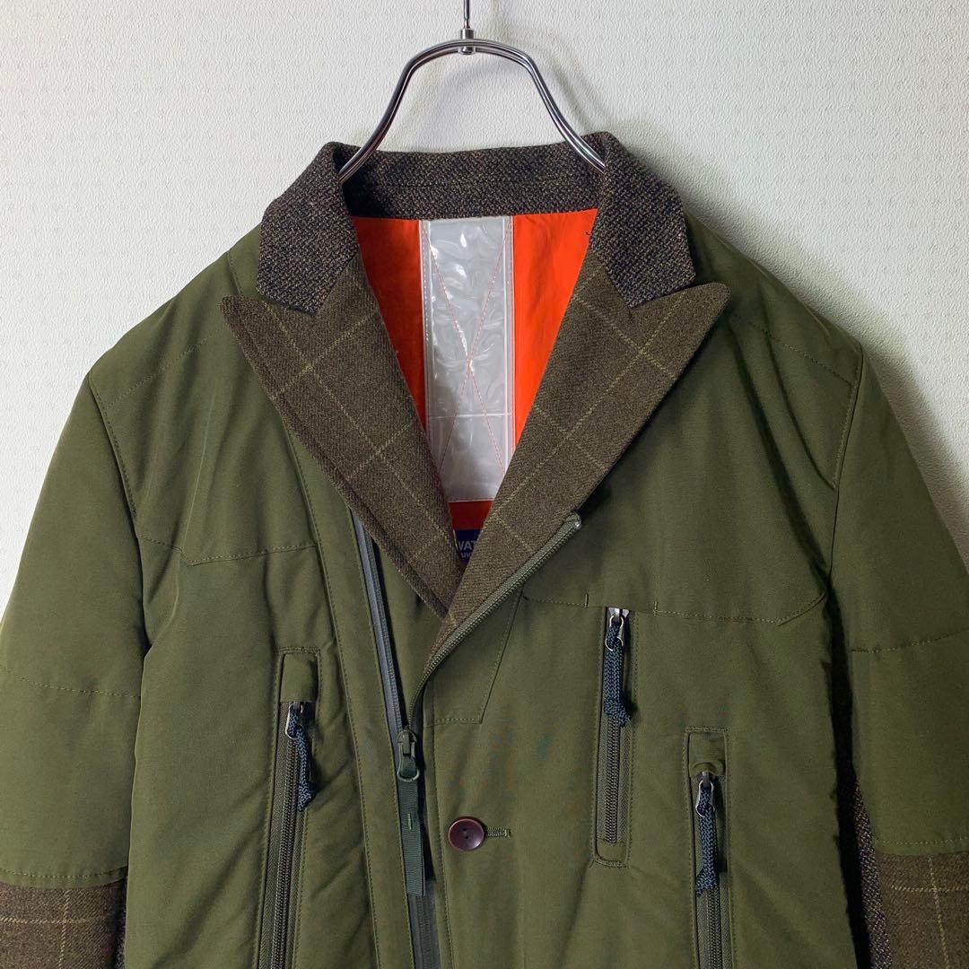 JUNYA WATANABE 異素材切替 ジャケット リバーシブル テーラード