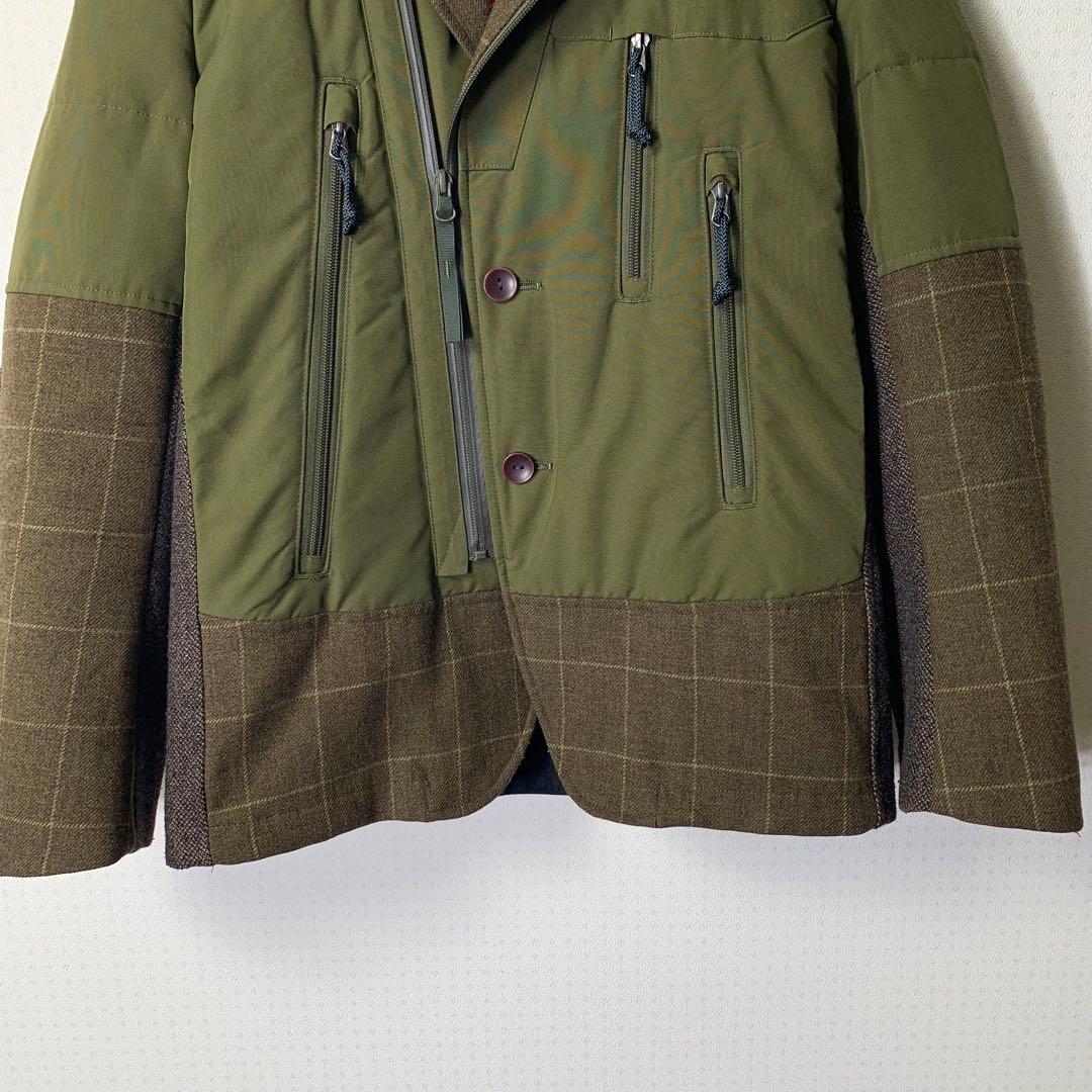 JUNYA WATANABE 異素材切替 ジャケット リバーシブル テーラード