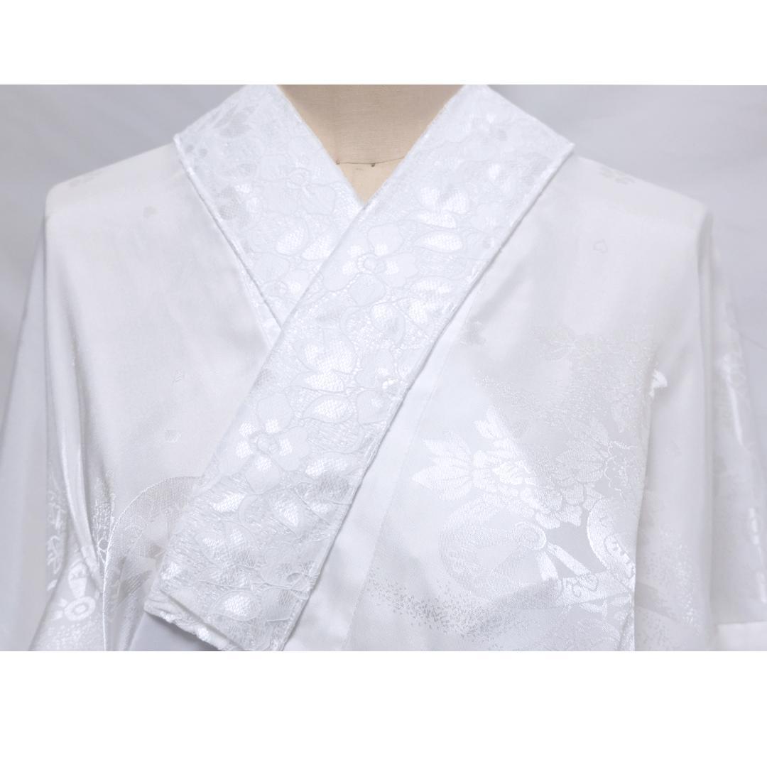 振袖用 ■ 長襦袢 ■ レース半衿 手縫い付け済み 白