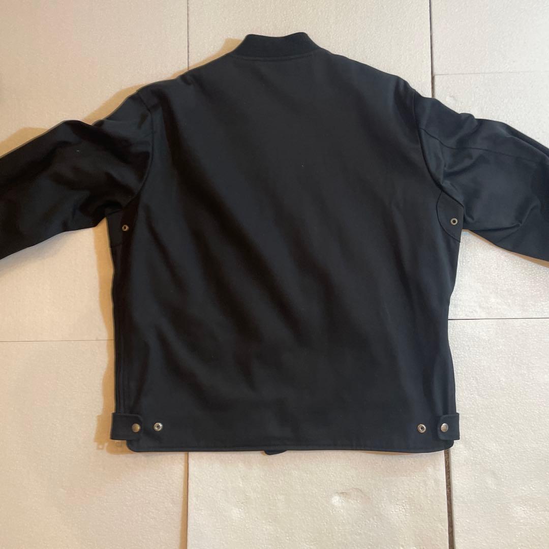 【美品】DIESEL ノーカラーブラックジャケット