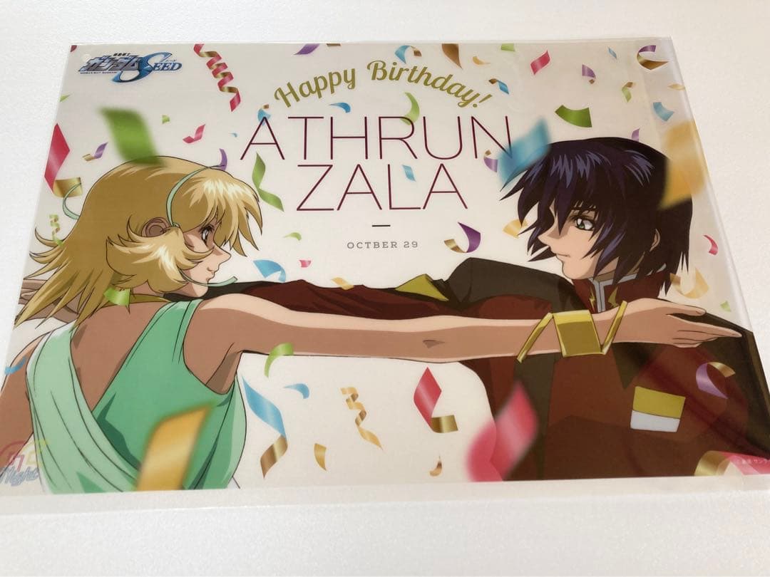 ガンダムカフェ A3ポスター　アスラン　カガリ　バースデー
