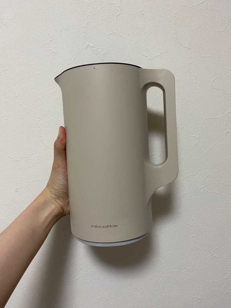 recoté 電気ケトル 大容量 ベージュ