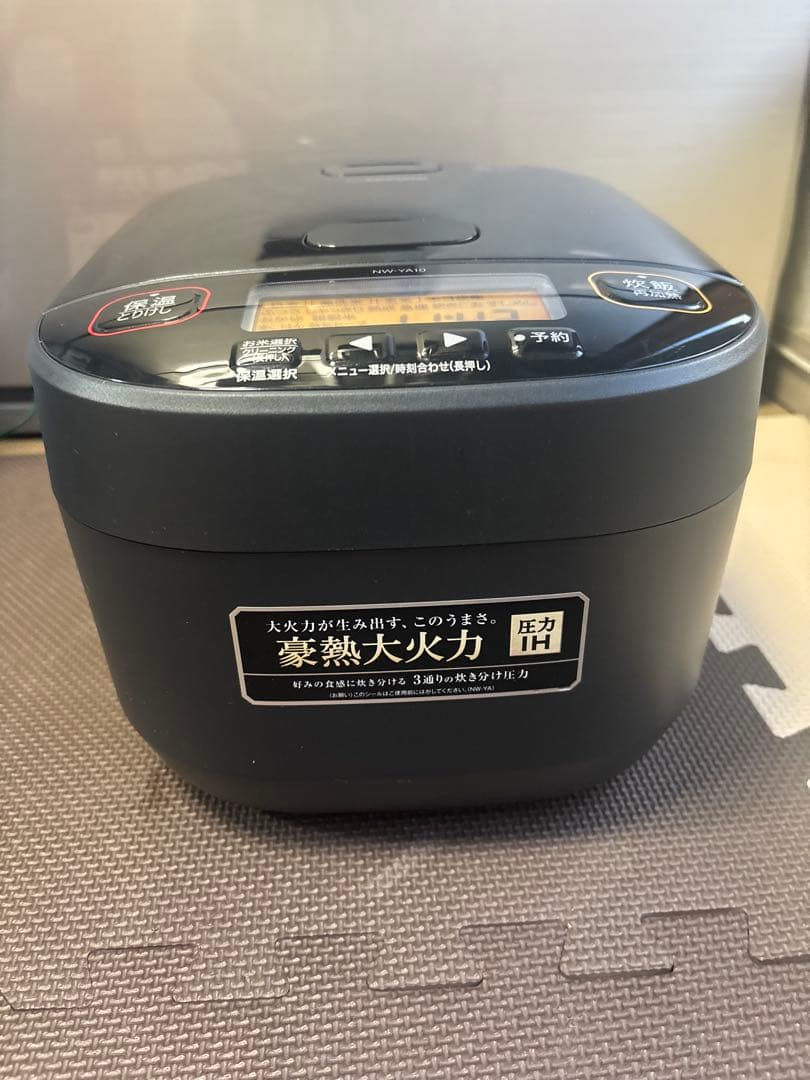 炊飯器 NW-YA10 ブラック 1.0L-2023年製