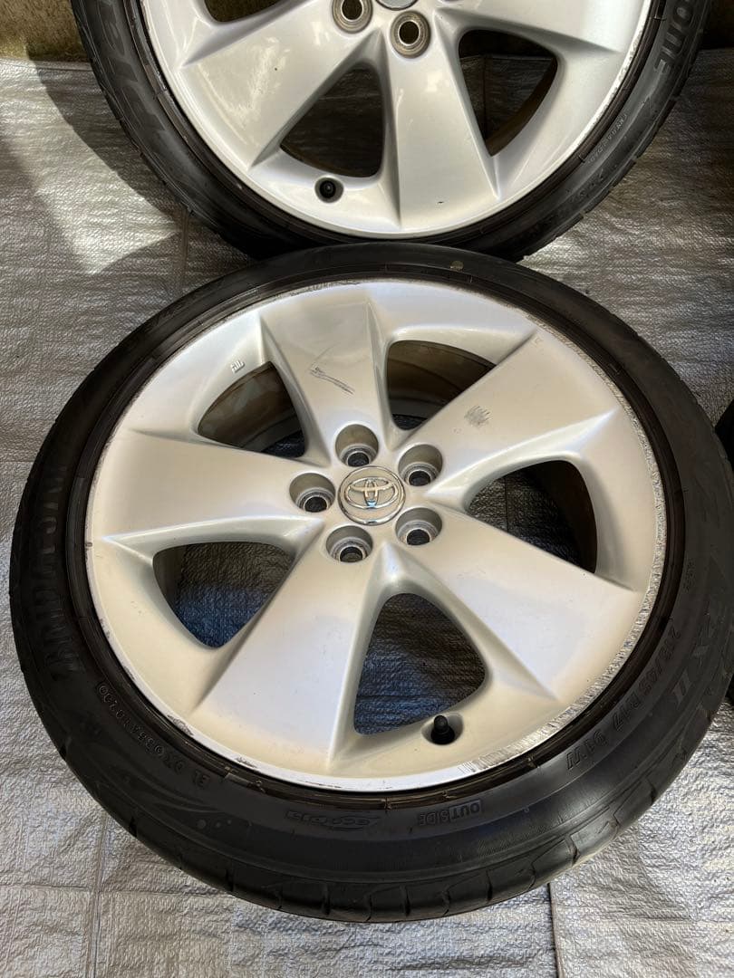 30後期 プリウス純正ホイル ブリヂストン PLAYS PXⅡ215/45R17