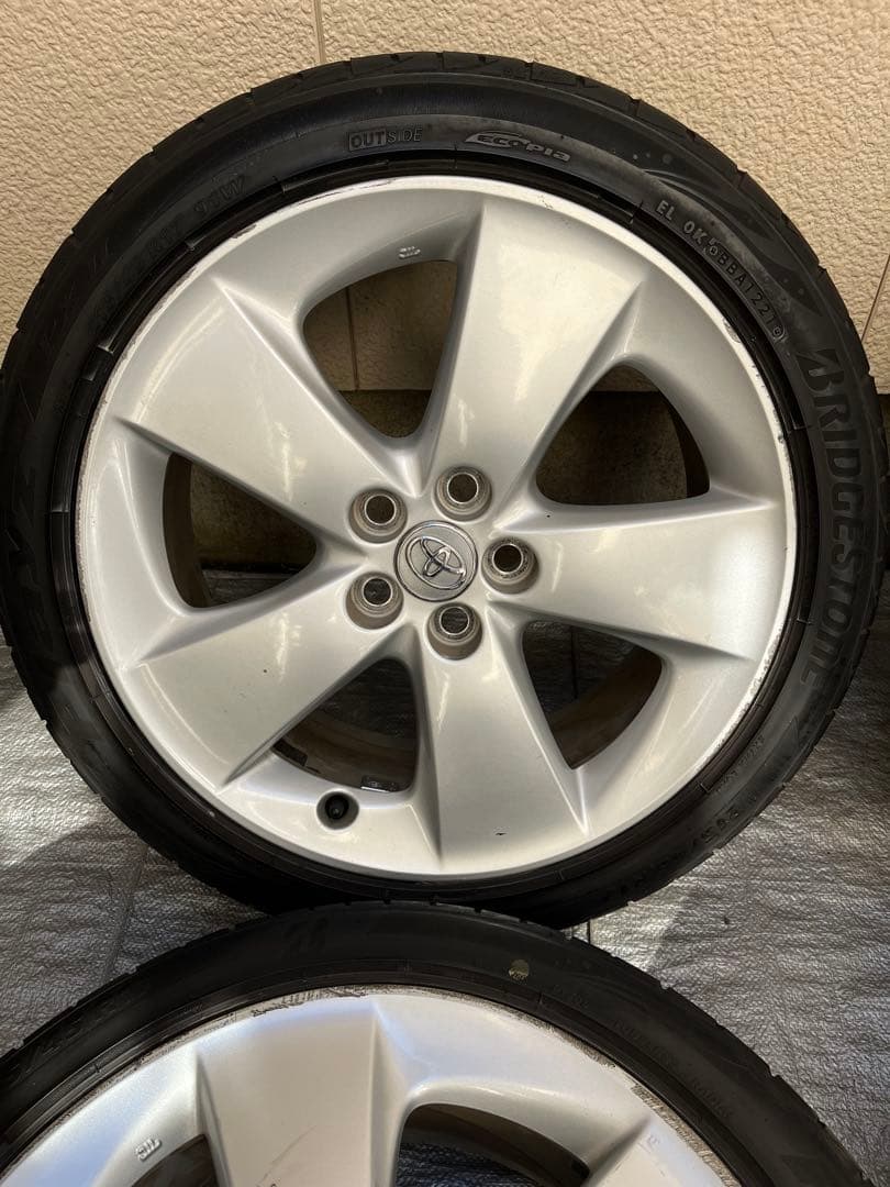 30後期 プリウス純正ホイル ブリヂストン PLAYS PXⅡ215/45R17