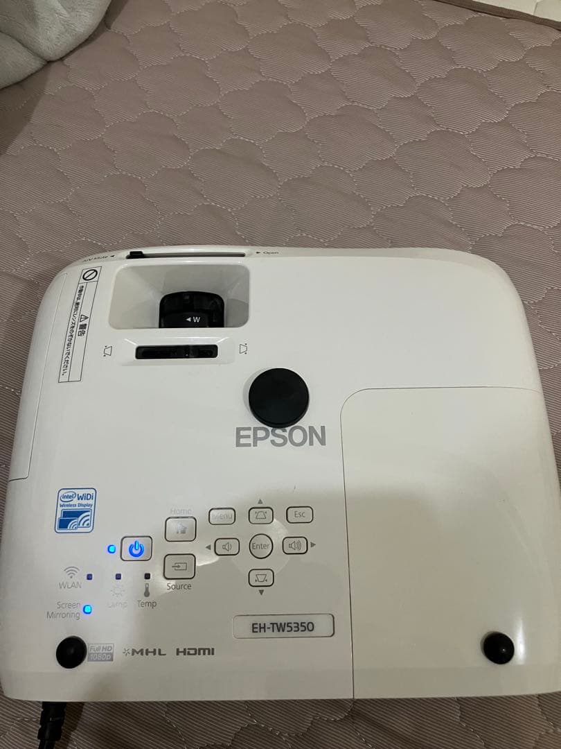 EPSON EH-TW5350プロジェクター本体 リモコン・3Dメガネ付