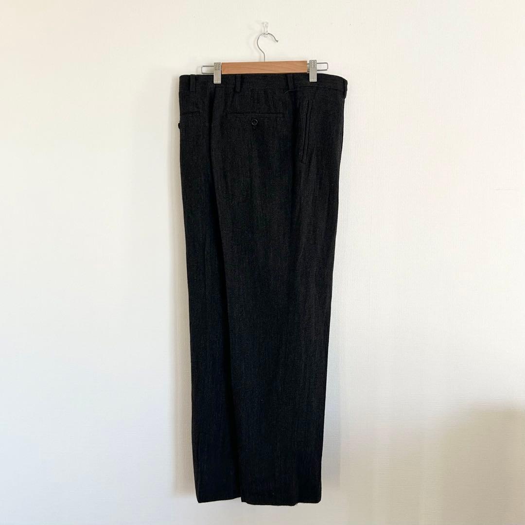 GIORGIO ARMANI COLLEZIONI ごま塩スラックス イタリア製