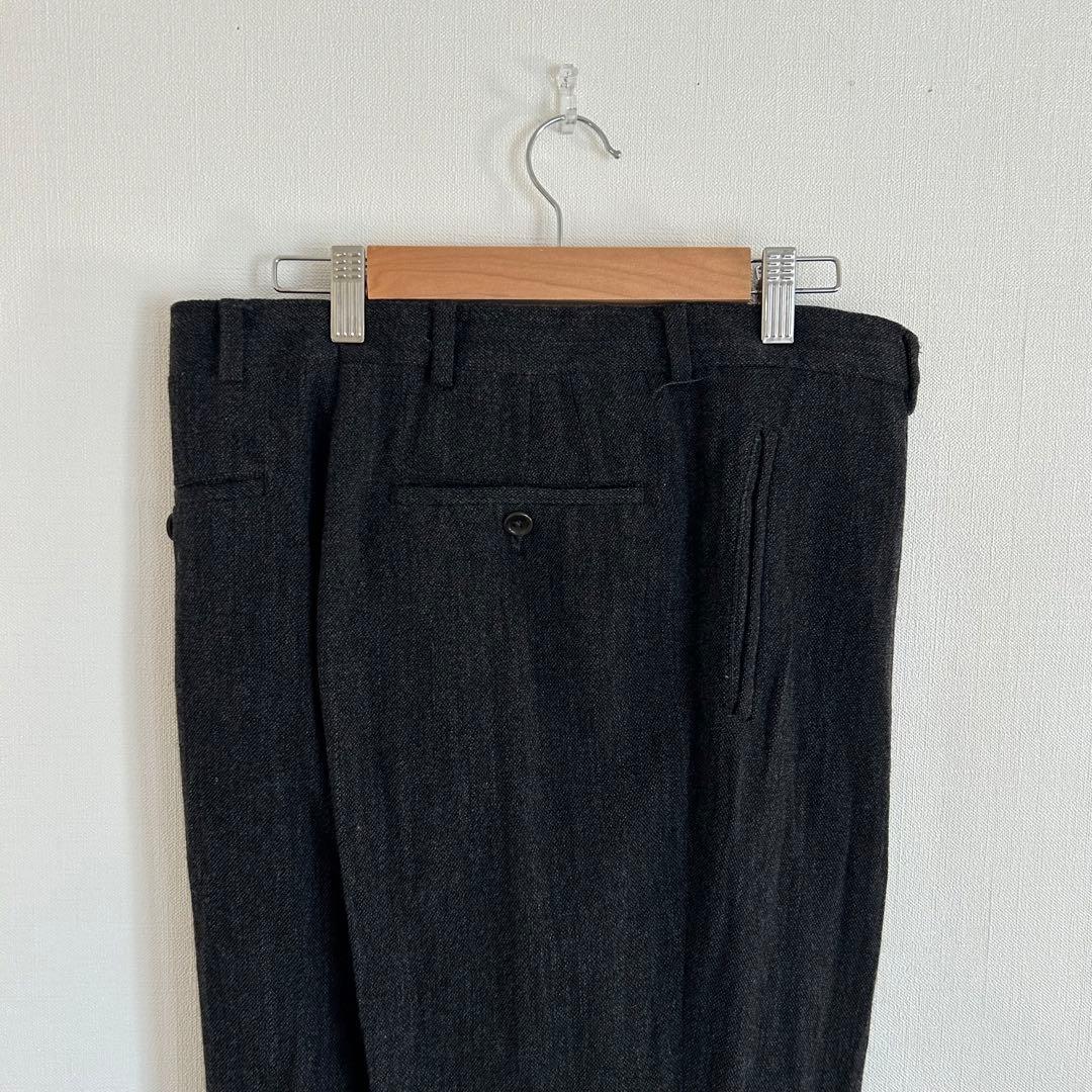 GIORGIO ARMANI COLLEZIONI ごま塩スラックス イタリア製