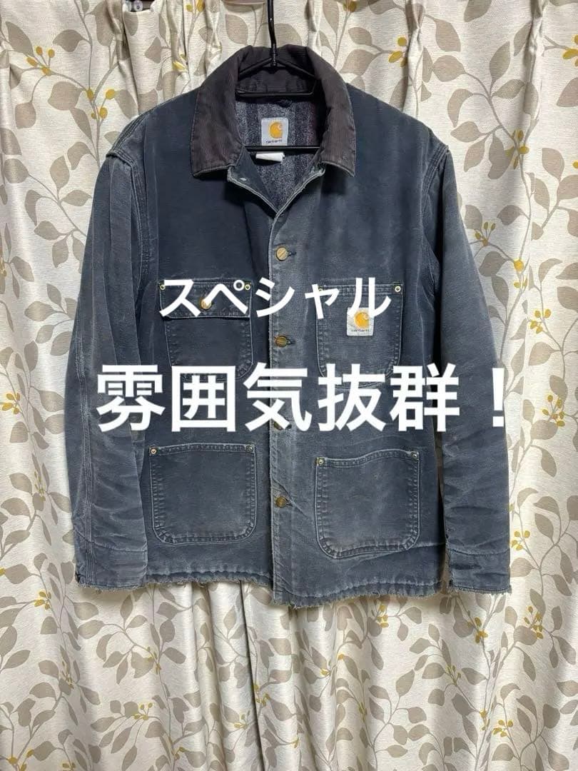 90's Carhartt ミシガンチョアコート ブラック　ovy好きな方へ