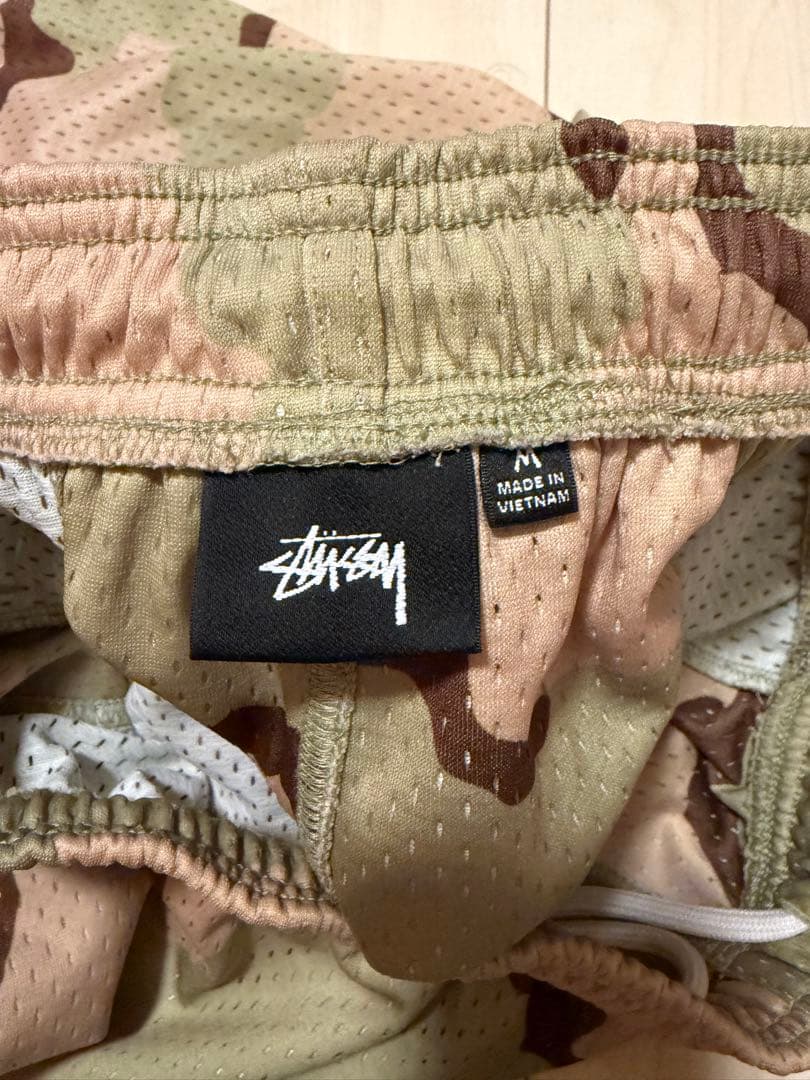 パンツ STUSSY BASIC MESH SHORT / SAND CAMO
