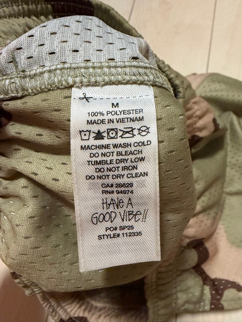 パンツ STUSSY BASIC MESH SHORT / SAND CAMO