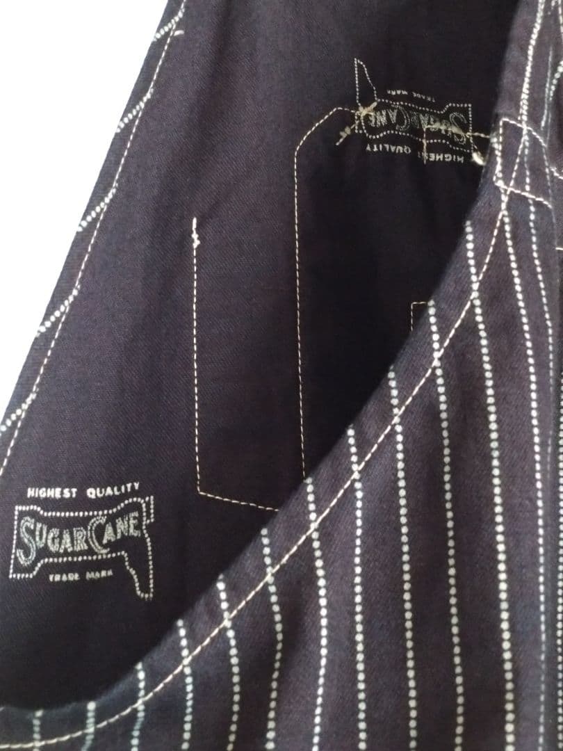 ☆シュガーケーン　ウォバッシュストライプサロペット☆