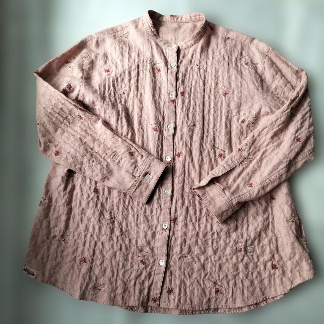 マドモアゼルノンノン　刺繍入り長袖チュニック　アニバーサリーコレクション