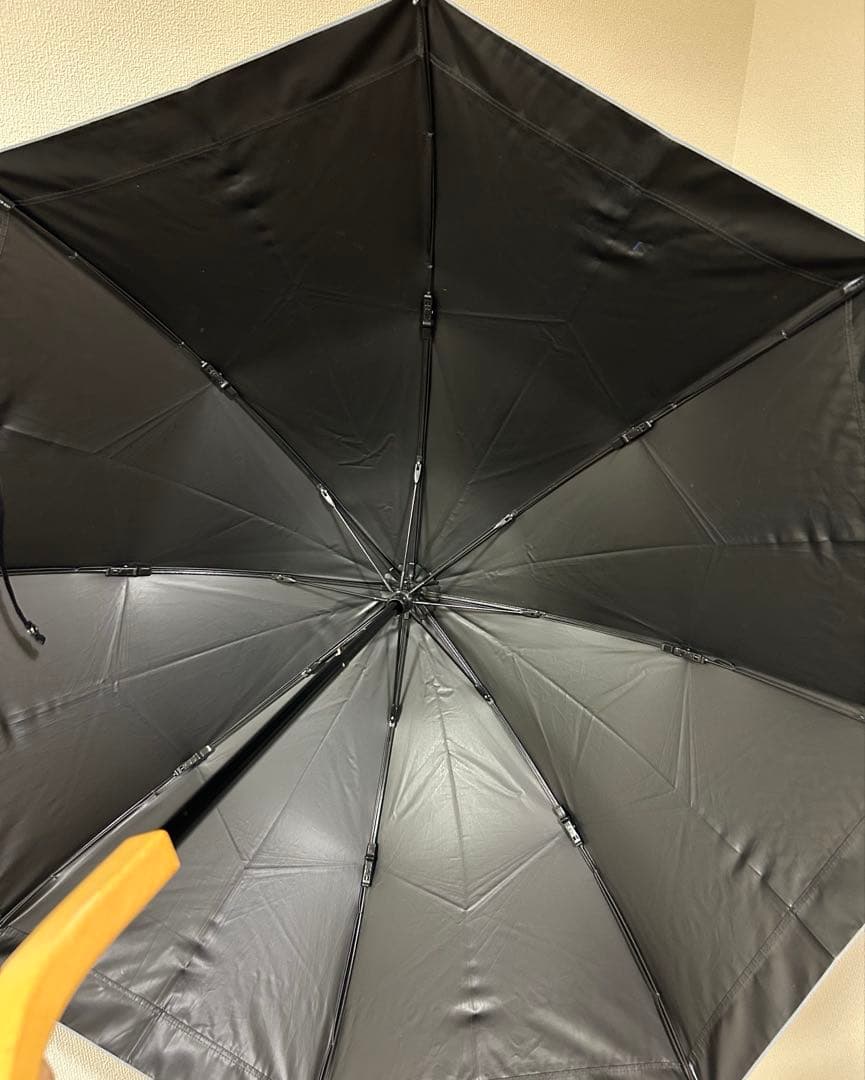 【サンバリア100】 2段折日傘 ネイビー