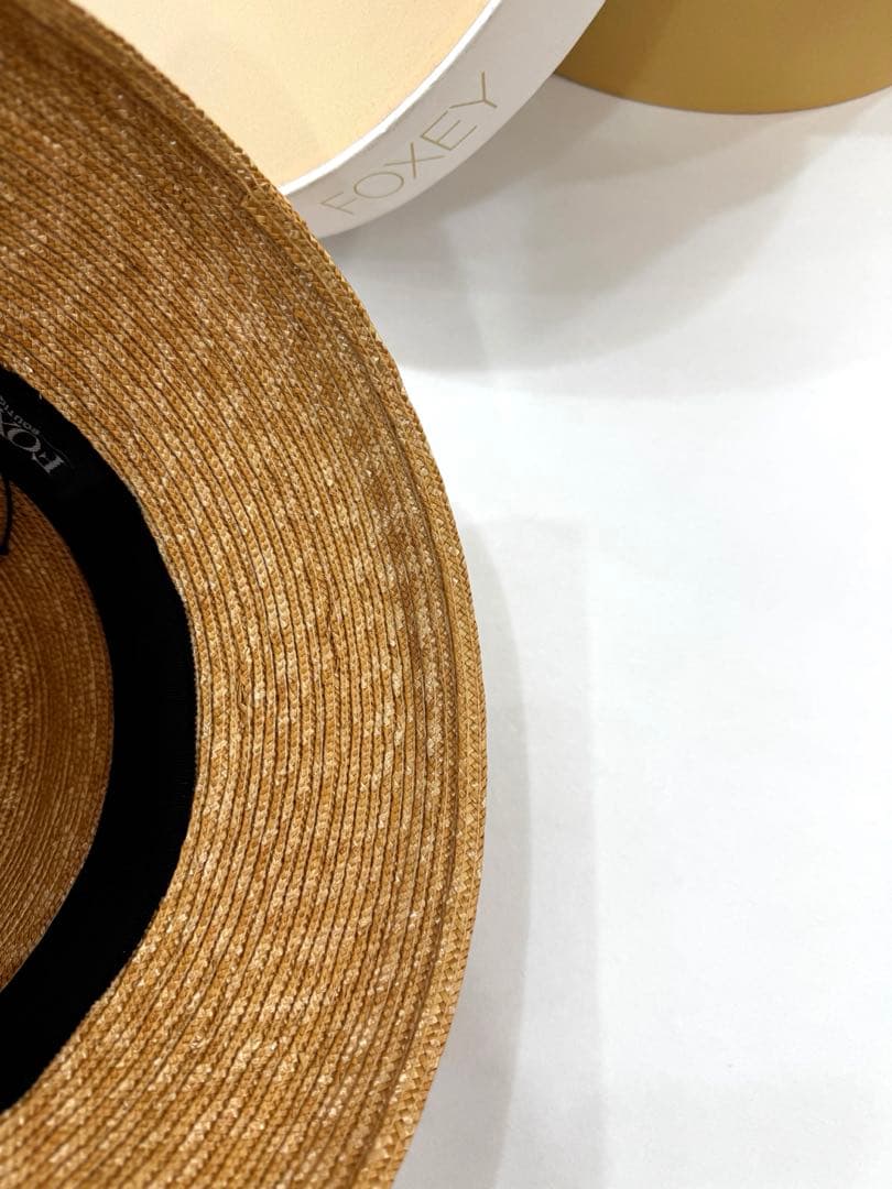 FOXEY ストローハット　麦わら帽子