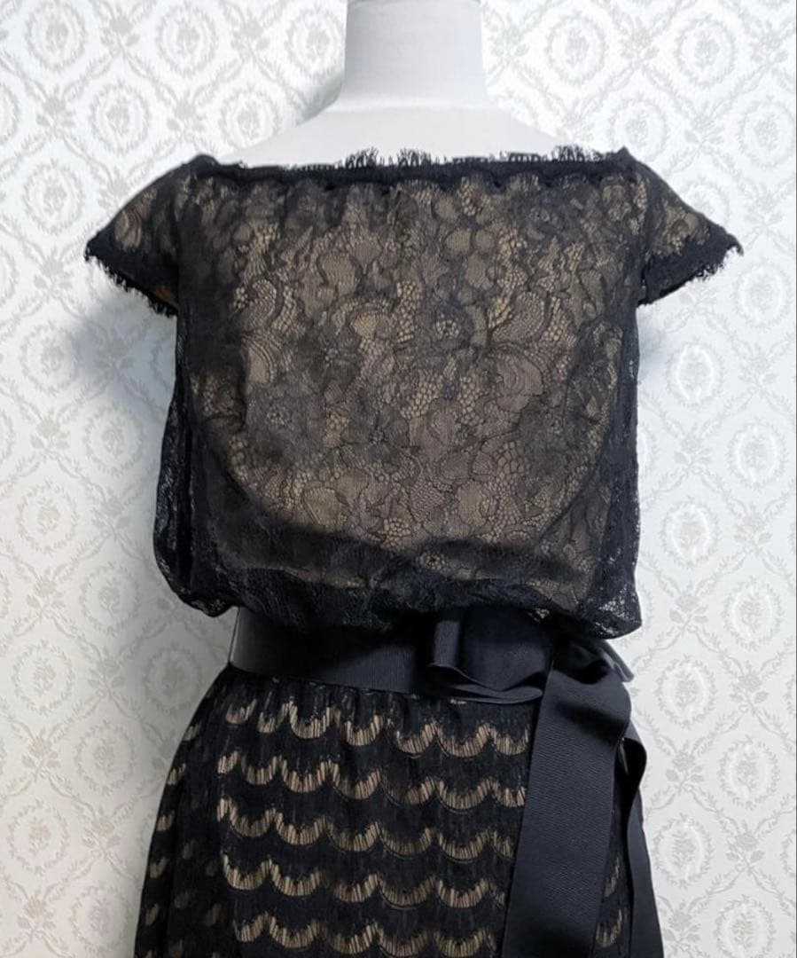 ハルリン　672 タダシ　ショージ　ワンピース ブラック