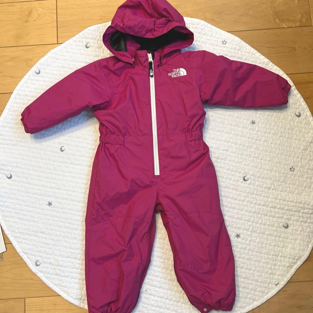 【美品】THE NORTH FACE ノースフェイス　子供用　スキーウェア　90