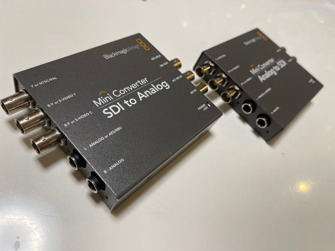 その他 blackmagic sdi to analog & analog to sdi