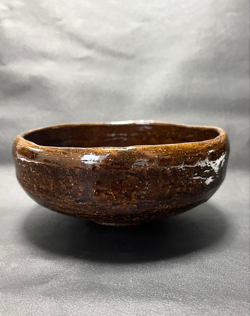 【美品】大樋焼　長阿弥　平茶碗　茶器　茶道具