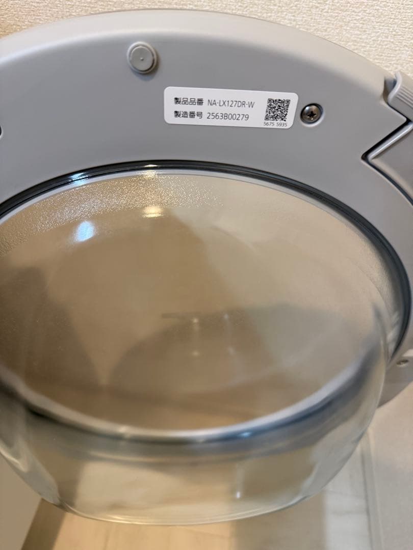Panasonic ドラム式洗濯機 NA-LX127DR-W