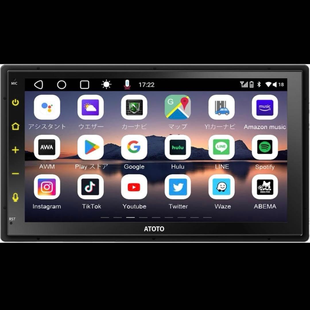 ATOTO S8 MS AC-HD03LR リアビューバックアップカメラ　セット