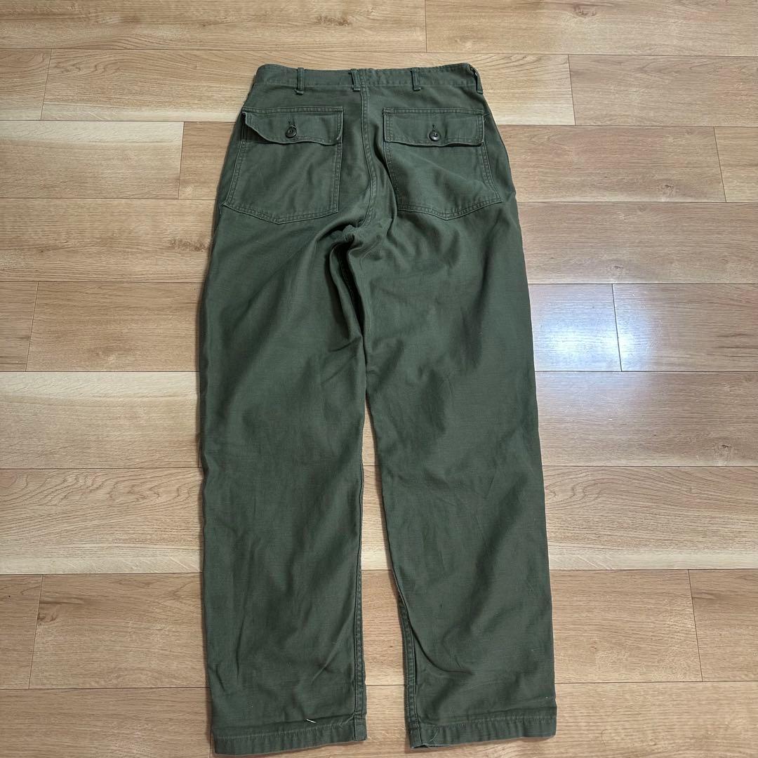 70s 米軍 実物 ベイカーパンツ オリーブグリーン US ARMY