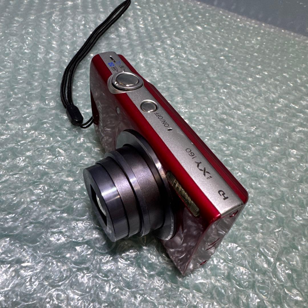 Canon IXY160 コンパクトデジタルカメラ　レッド