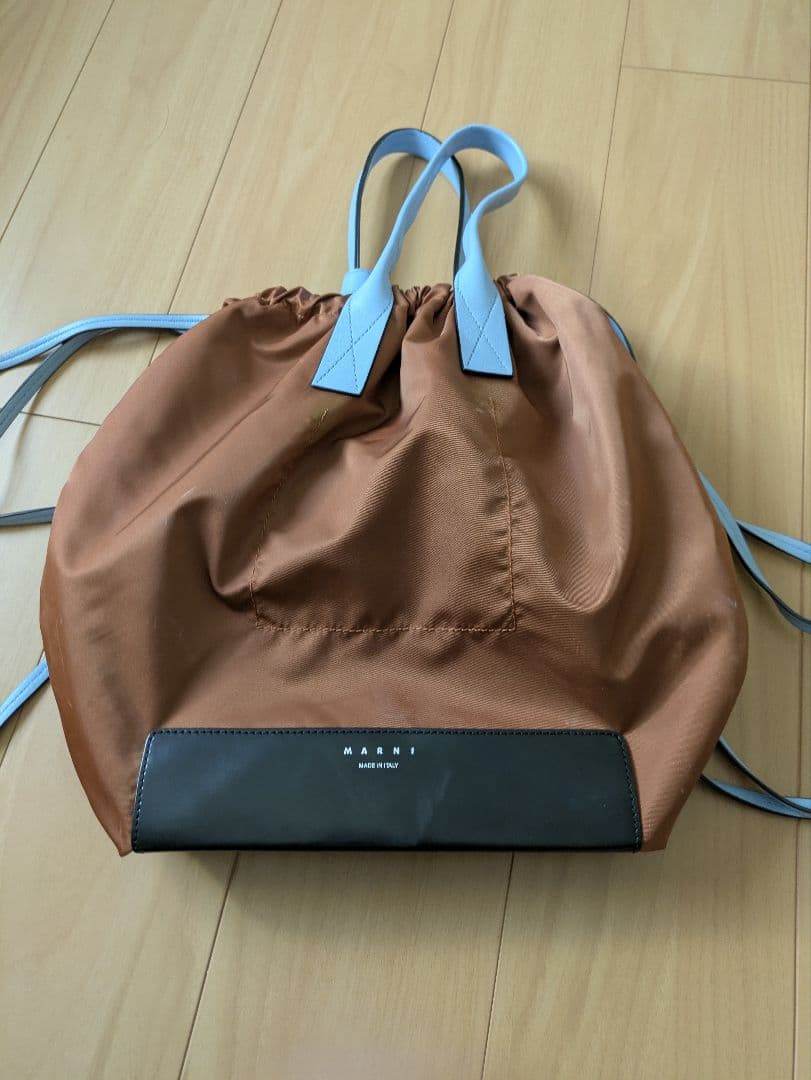 MARNI マルニ　リュック　2way レザー×ナイロン　ハンドバッグ