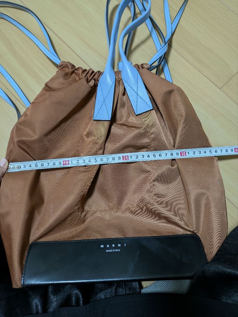 MARNI マルニ　リュック　2way レザー×ナイロン　ハンドバッグ