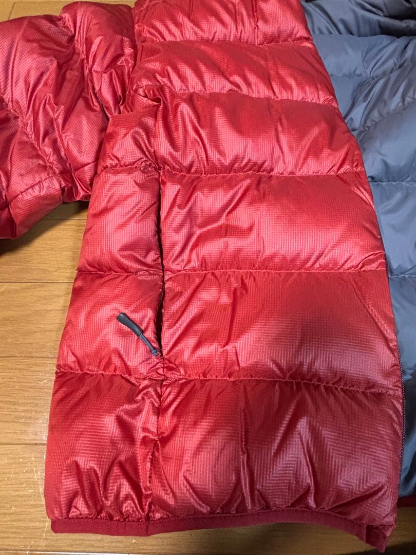 宮城リョータ　monbell 赤 ダウンジャケット