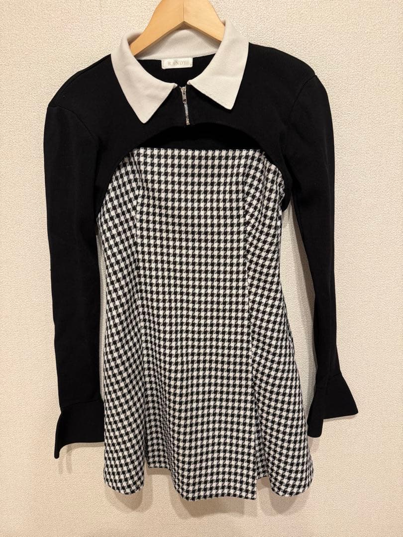 Randy Houndstooth ensemble セットアップ Sサイズ♡