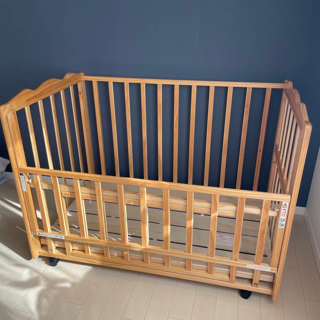 TSU様 大和屋　フラルWオープンすのこ　ベビーベッド
