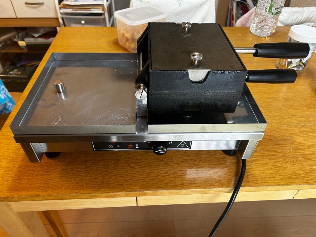 Krampouz ダブルワッフルメーカー easy clean System