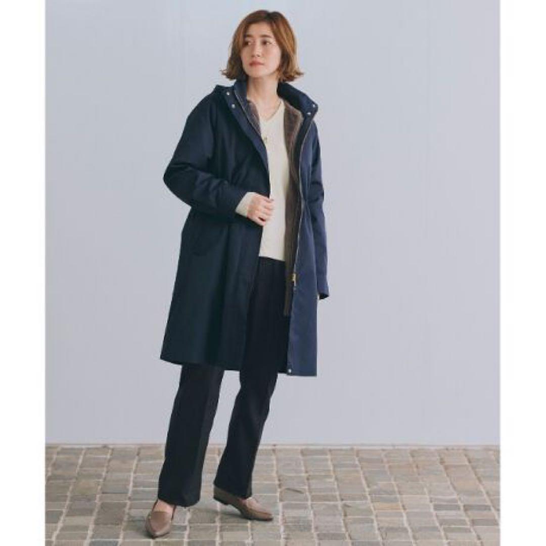 【新品タグ付き】grove 撥水　4way フェイクファーライナー　ロングマンパ