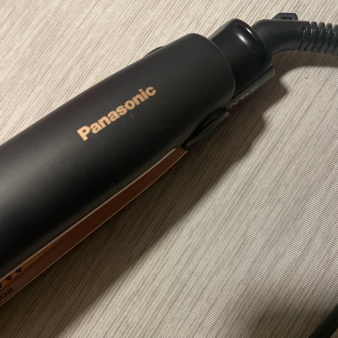 Panasonic nanocare ストレートヘアアイロン ブラック