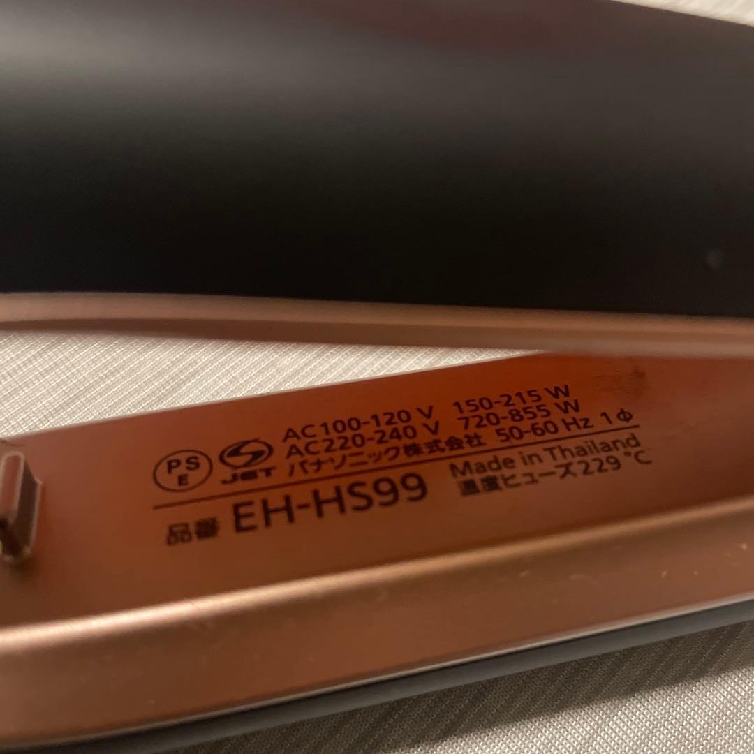 Panasonic nanocare ストレートヘアアイロン ブラック