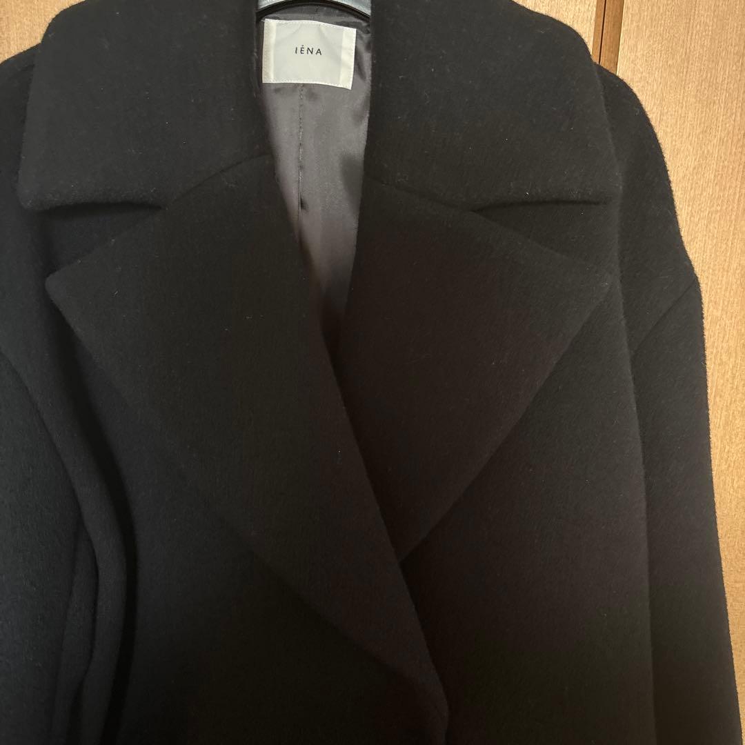 IENA super140 ウールコクーンショートコート