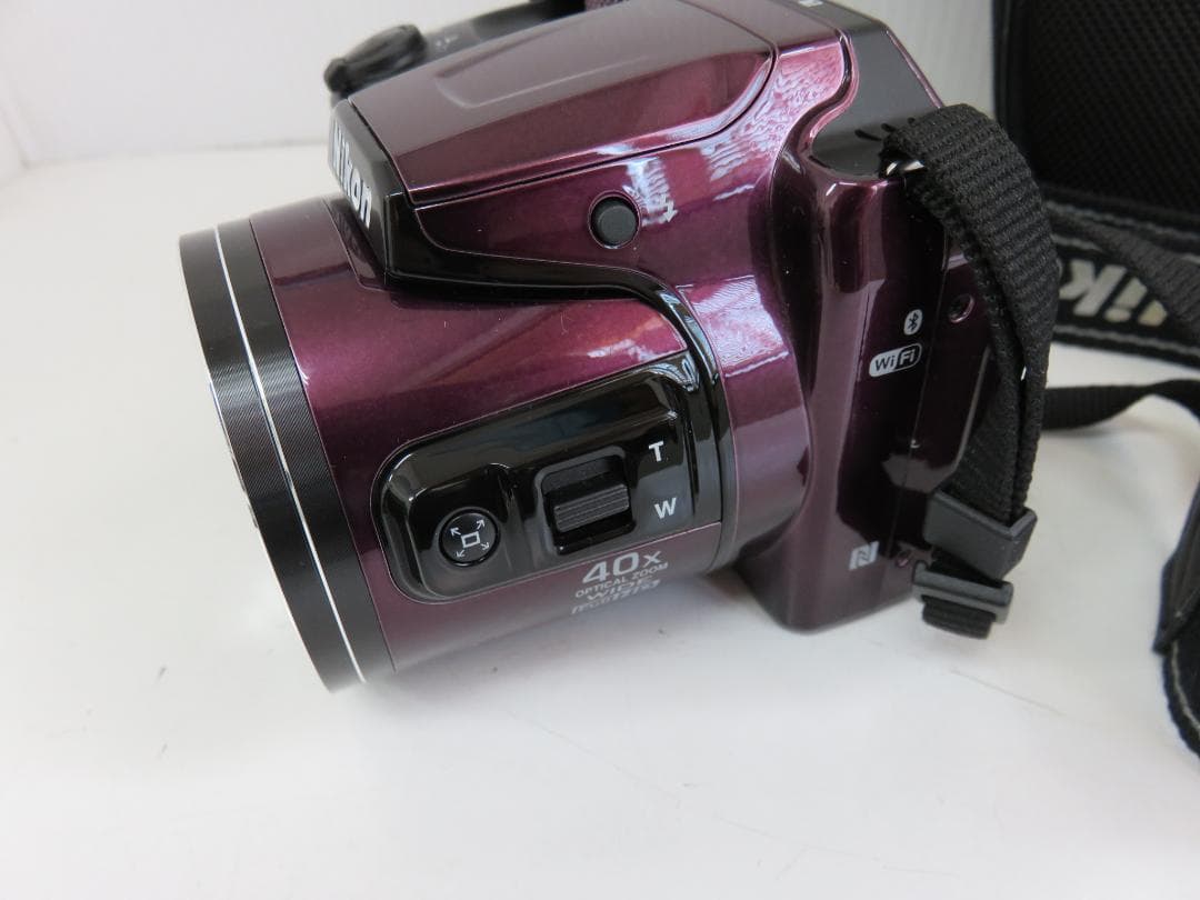 Nikon COOLPIX B500 紫 ストラップ ケース付き デジカメ