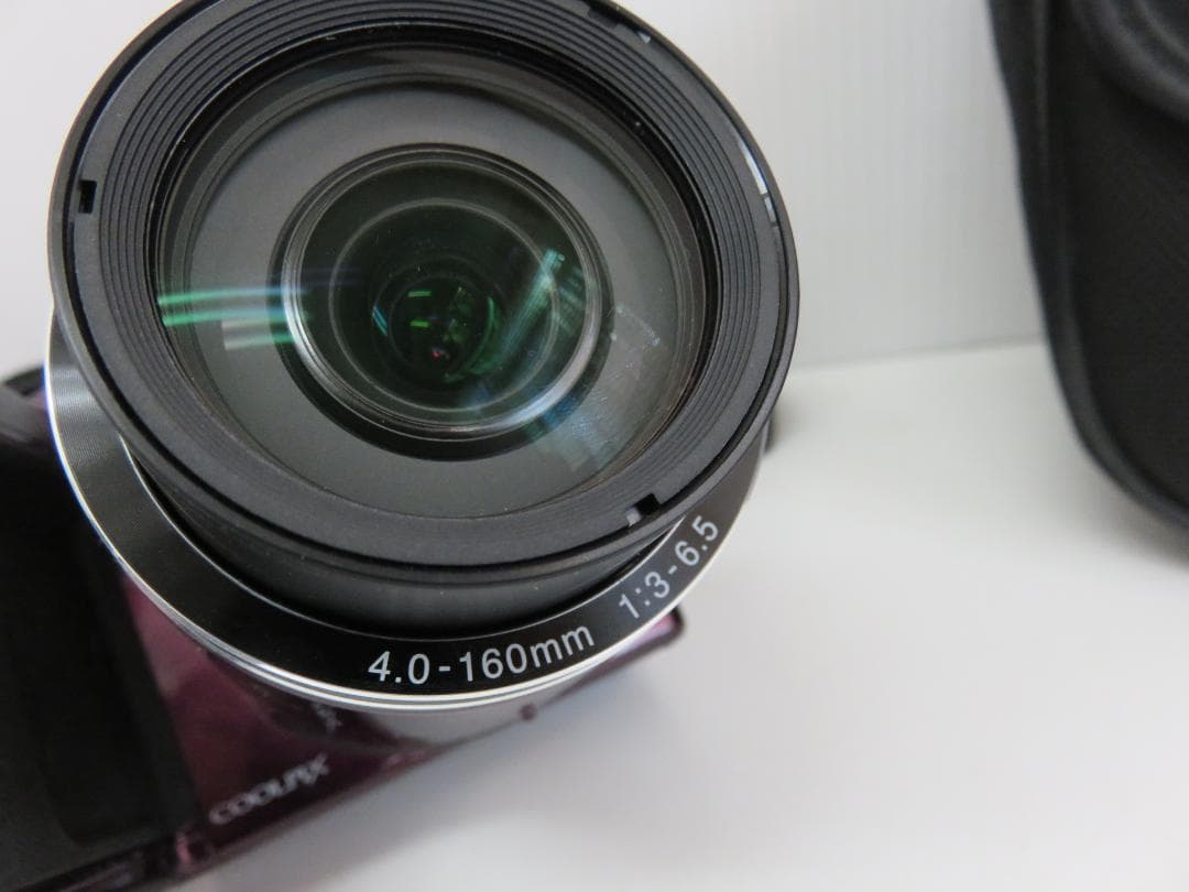 Nikon COOLPIX B500 紫 ストラップ ケース付き デジカメ