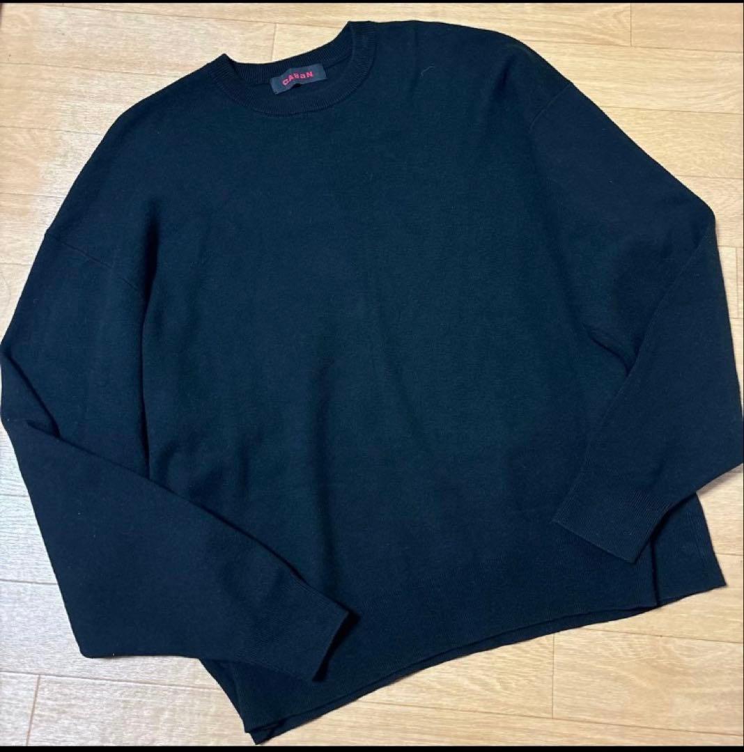 CABaN コットンカシミヤクルーネック　Mサイズ