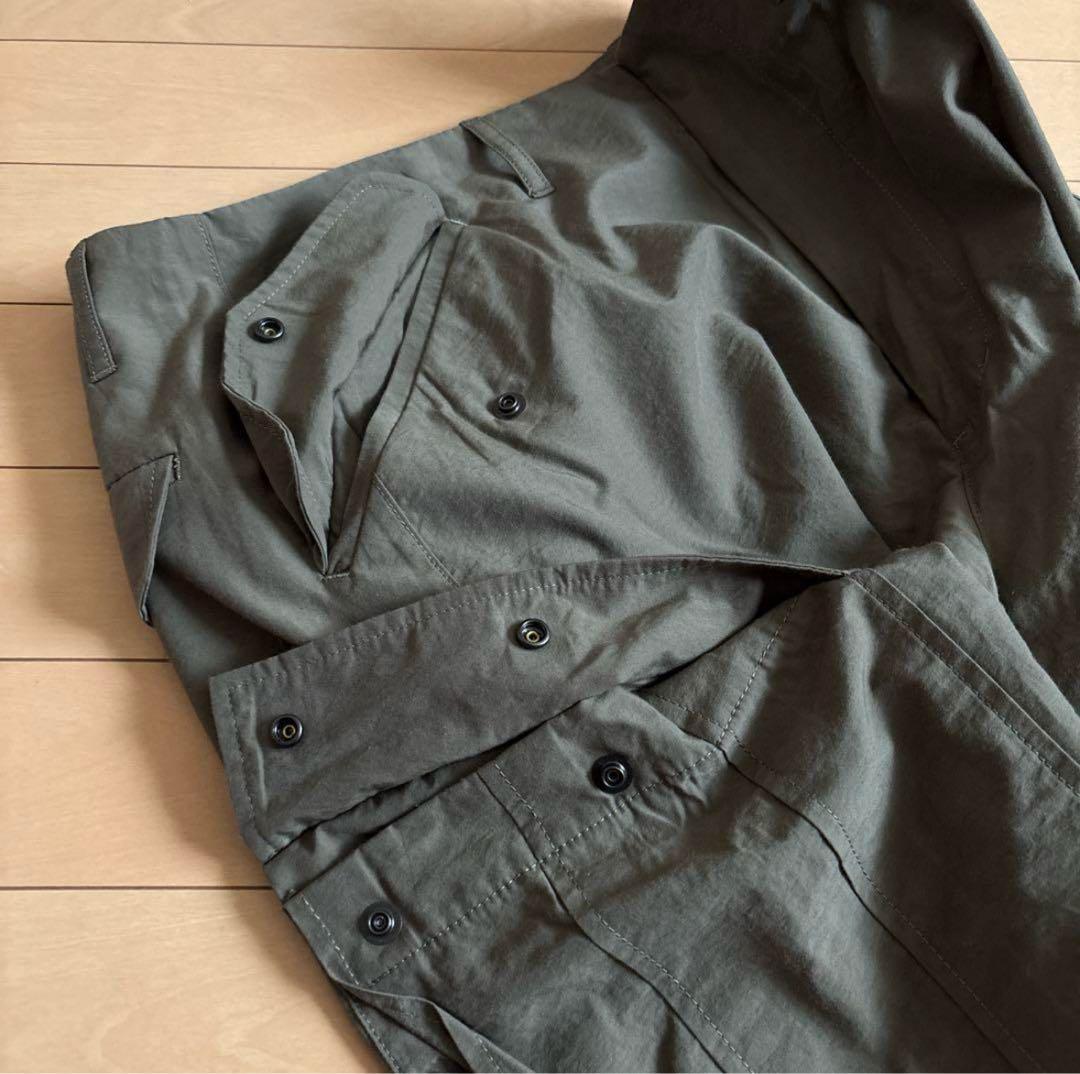 FRAMeWORK ナイロンカーゴパンツ　カーキ　サイズ40