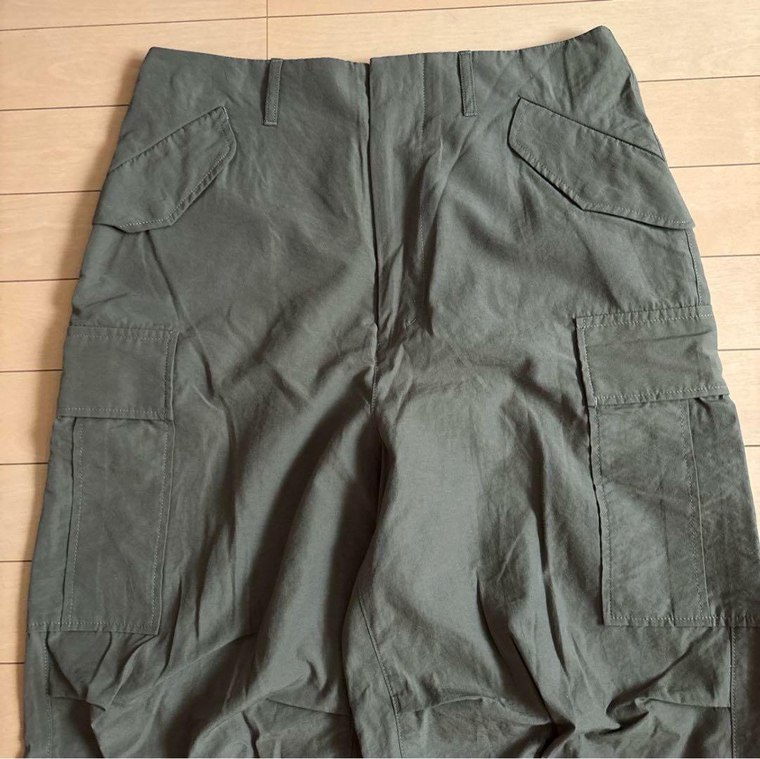 FRAMeWORK ナイロンカーゴパンツ　カーキ　サイズ40