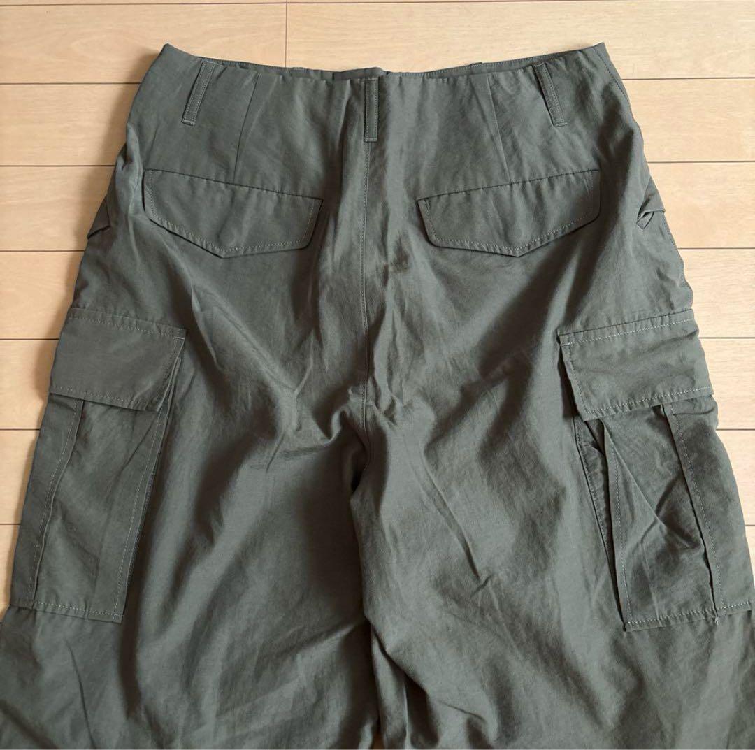 FRAMeWORK ナイロンカーゴパンツ　カーキ　サイズ40