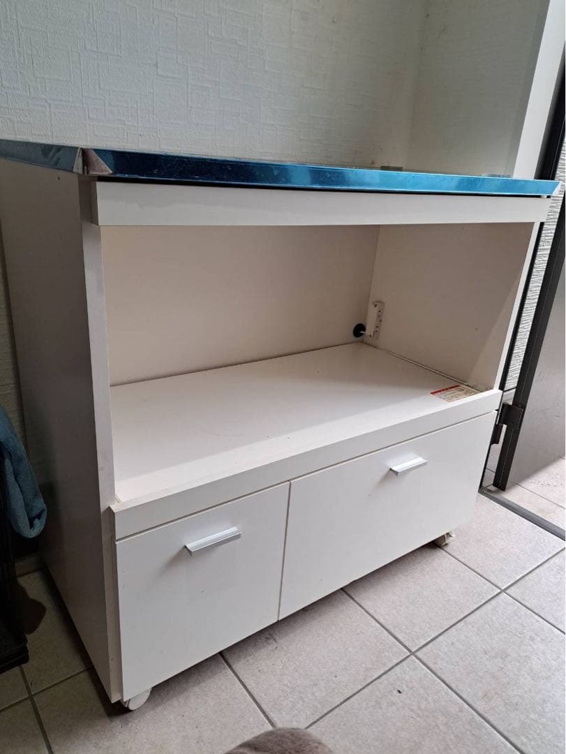 ホワイト キッチンカウンター