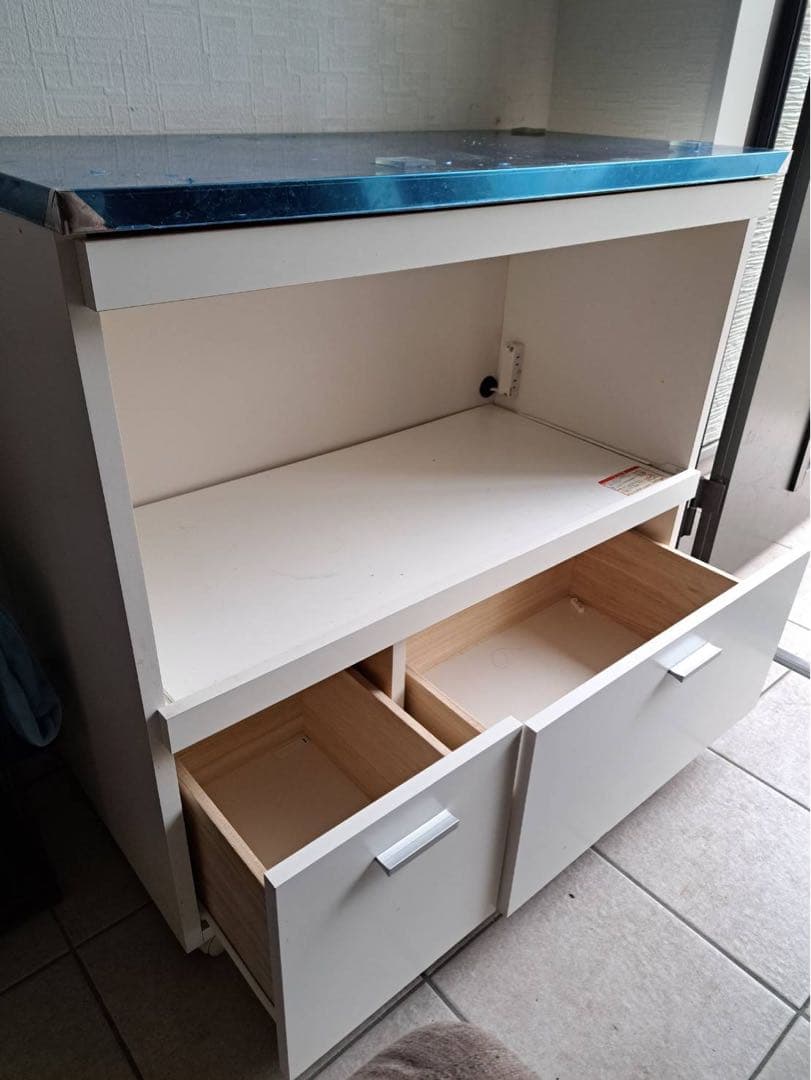 ホワイト キッチンカウンター