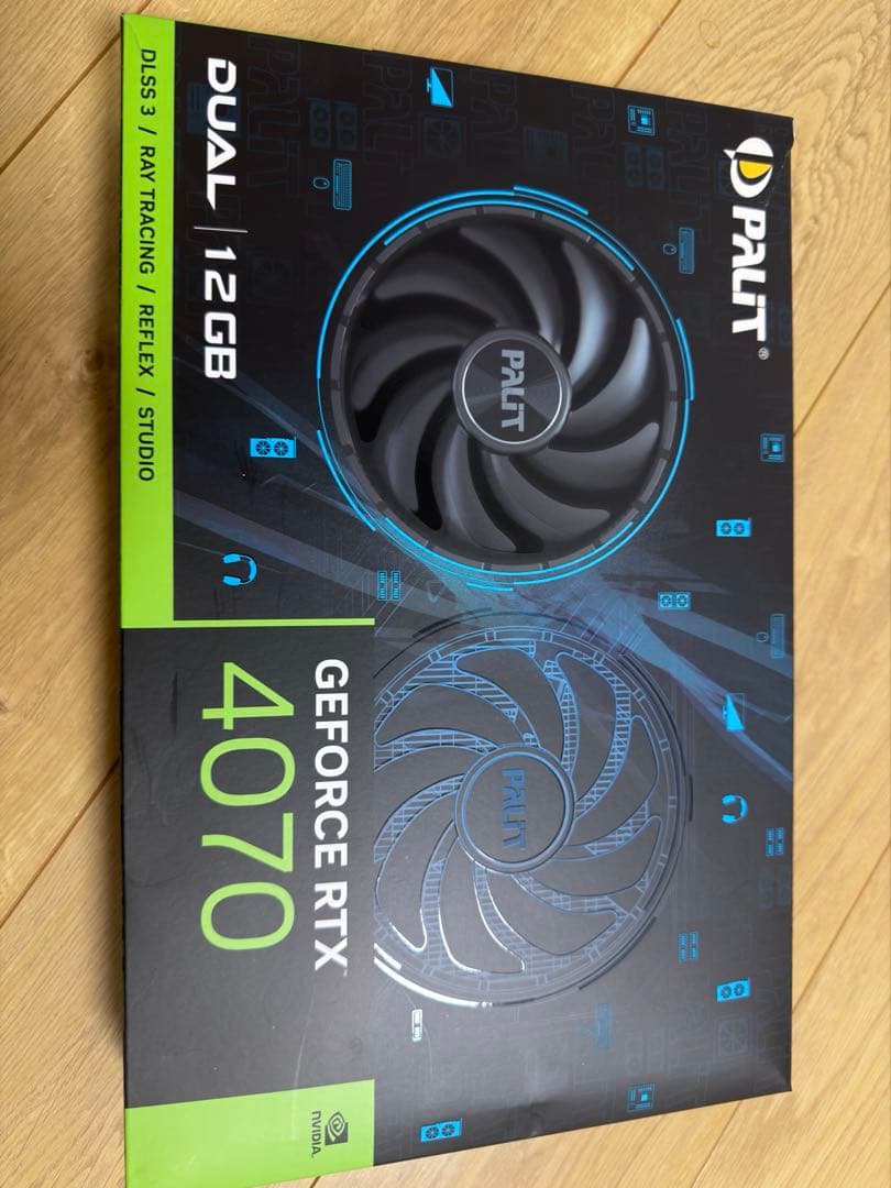 グラフィックボード・グラボ・ビデオカード PALIT GeForce rtx 4070 12GB dual
